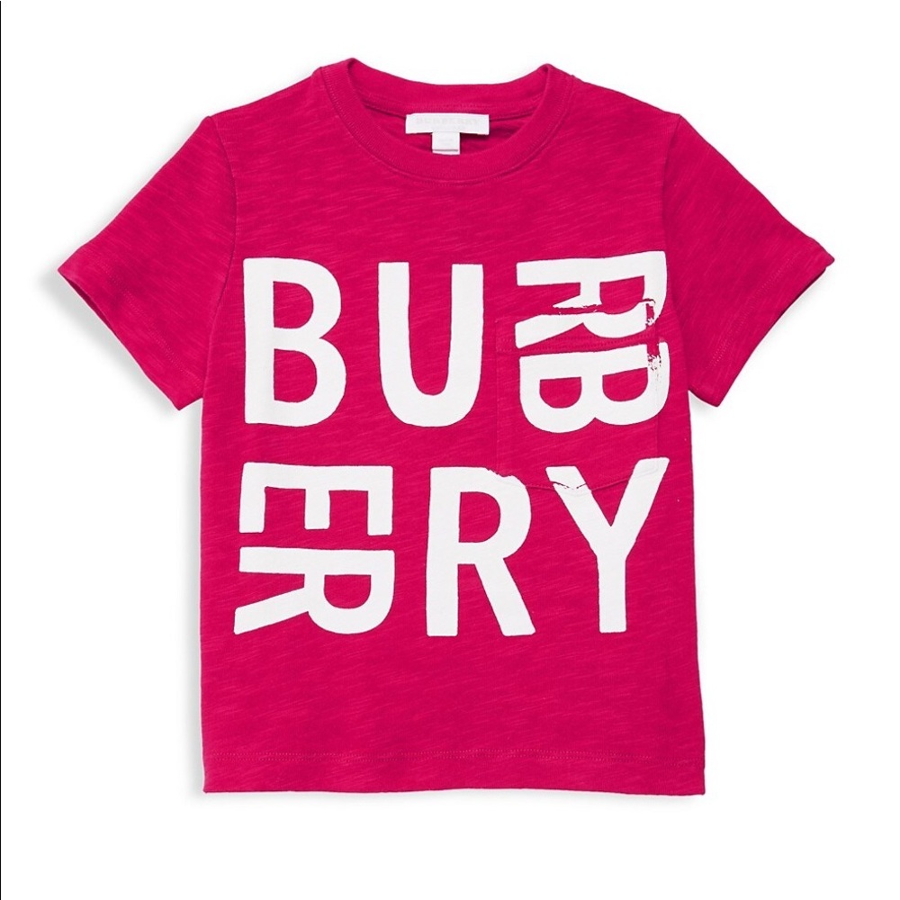 COPY - NWT Burberry Girl's Furgus Logo Tee Sz 10Y
